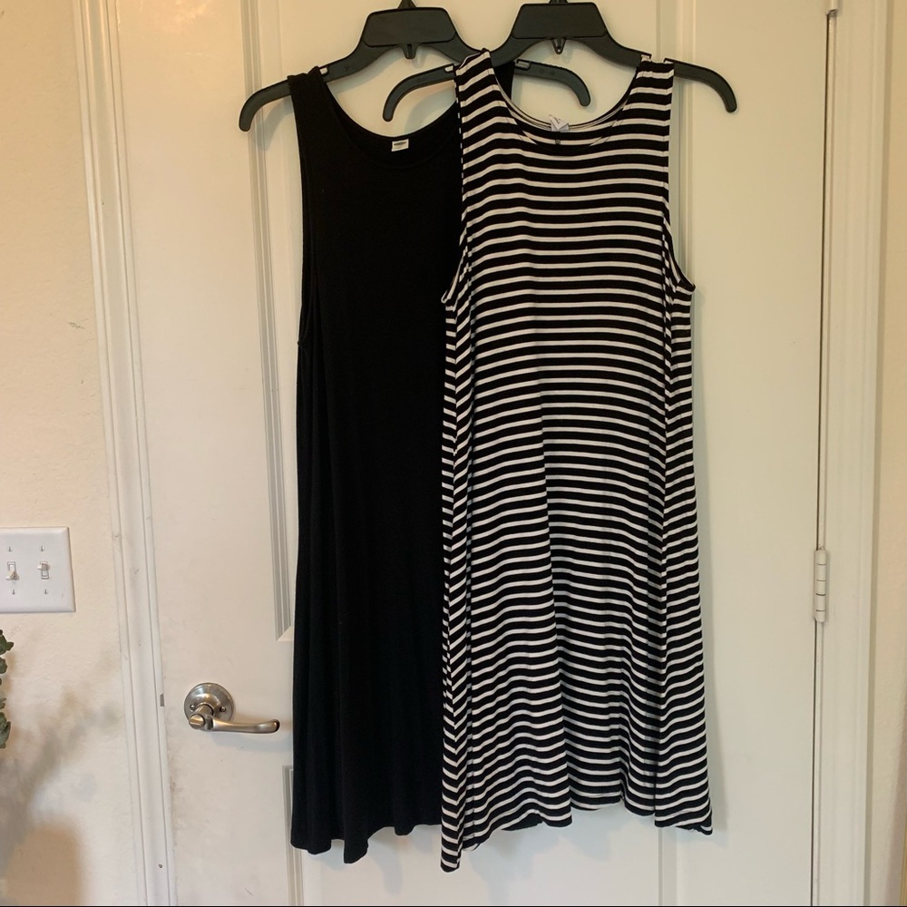 Two Old Navy Swing Dresses